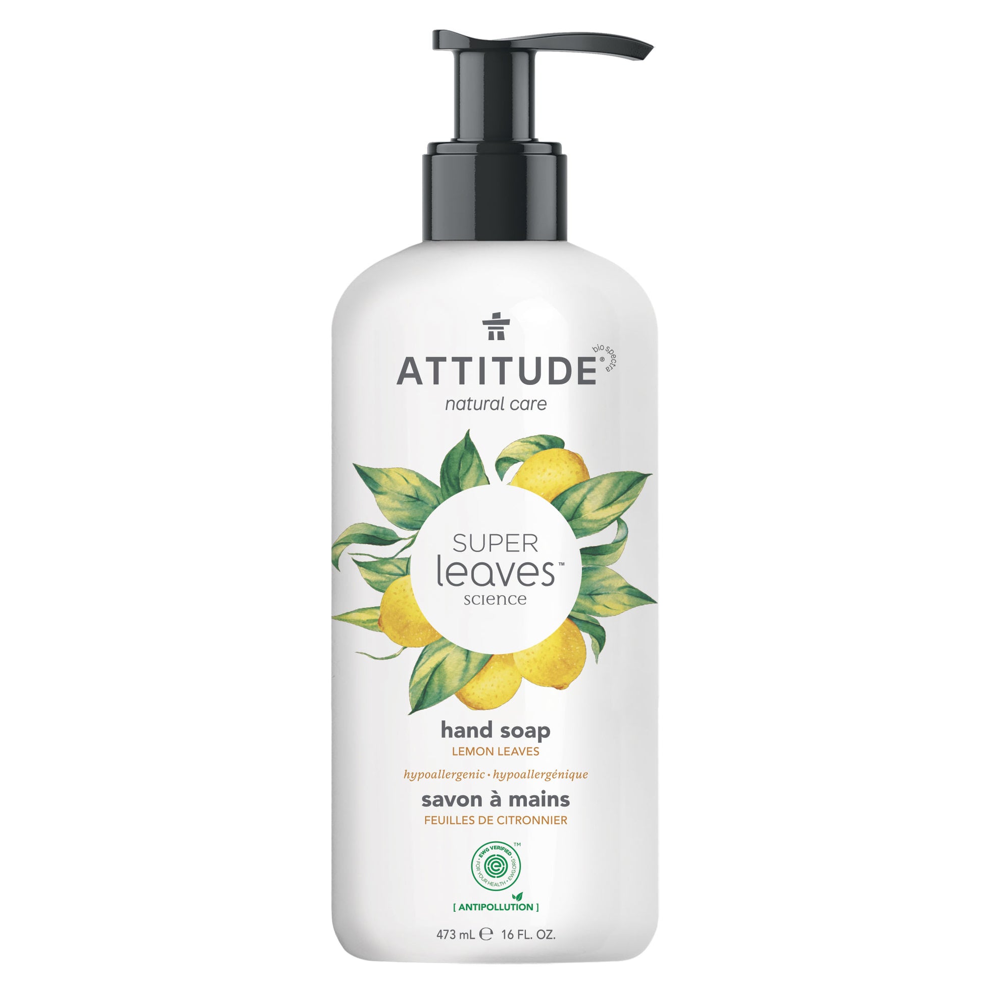 ATTITUDE Super leaves™ Liquid Hand Soap Lemon Leaves 14092_en?_main? Lemon Leaves 473 mL