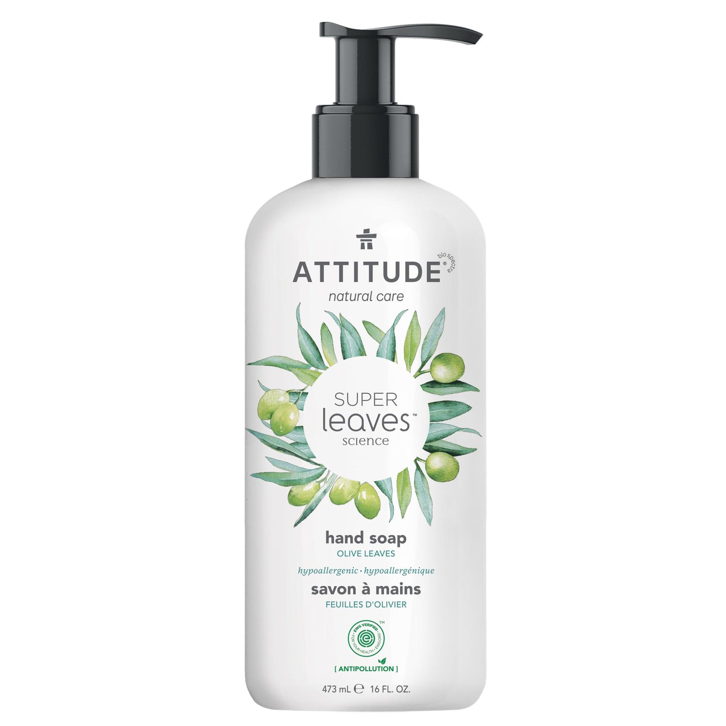 ATTITUDE Super leaves™ Liquid Hand Soap Olive Leaves 14093_en?_main? Olive Leaves 473 mL