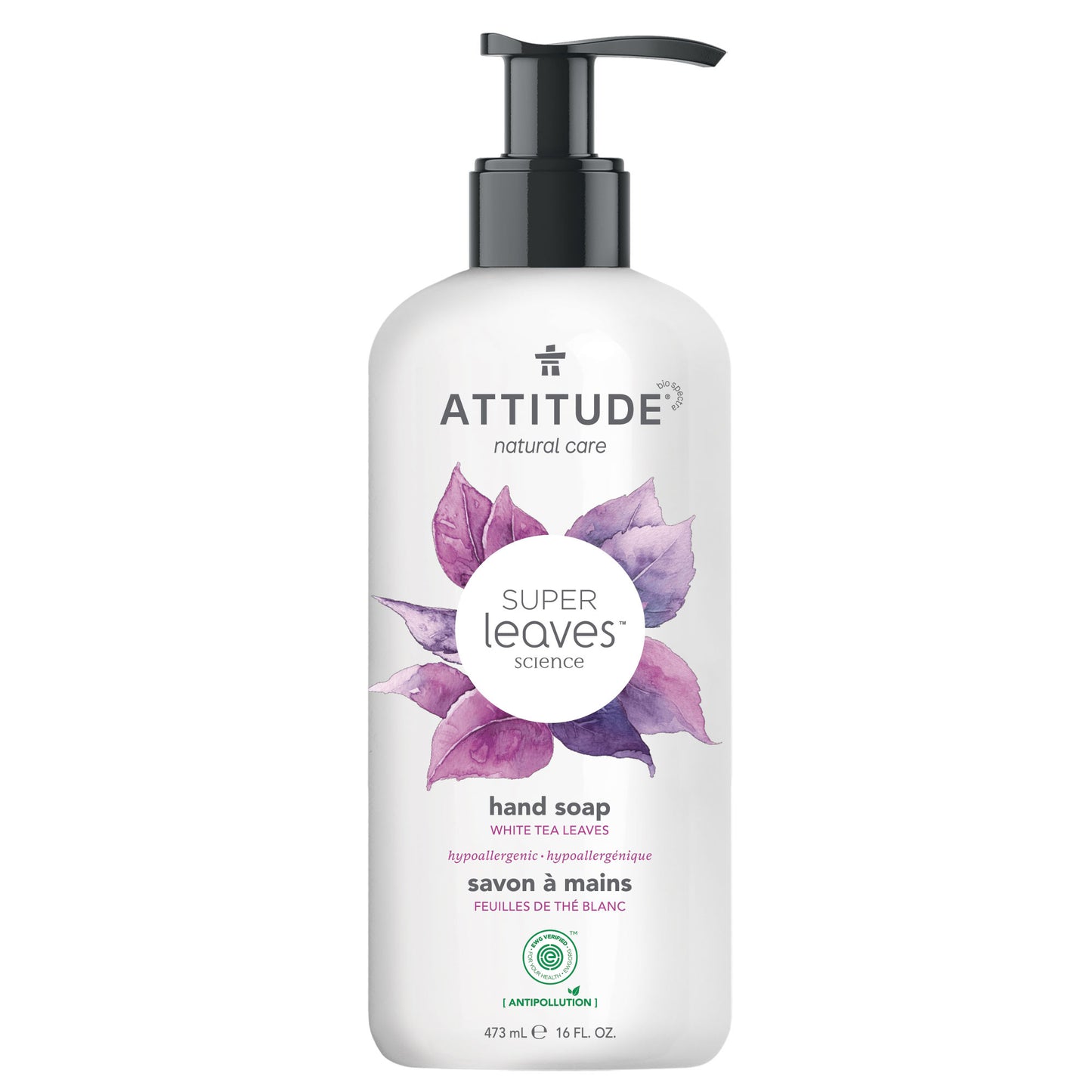 ATTITUDE Super leaves™ Liquid Hand Soap White Tea Leaves _en?_main? White Tea Leaves 473 mL