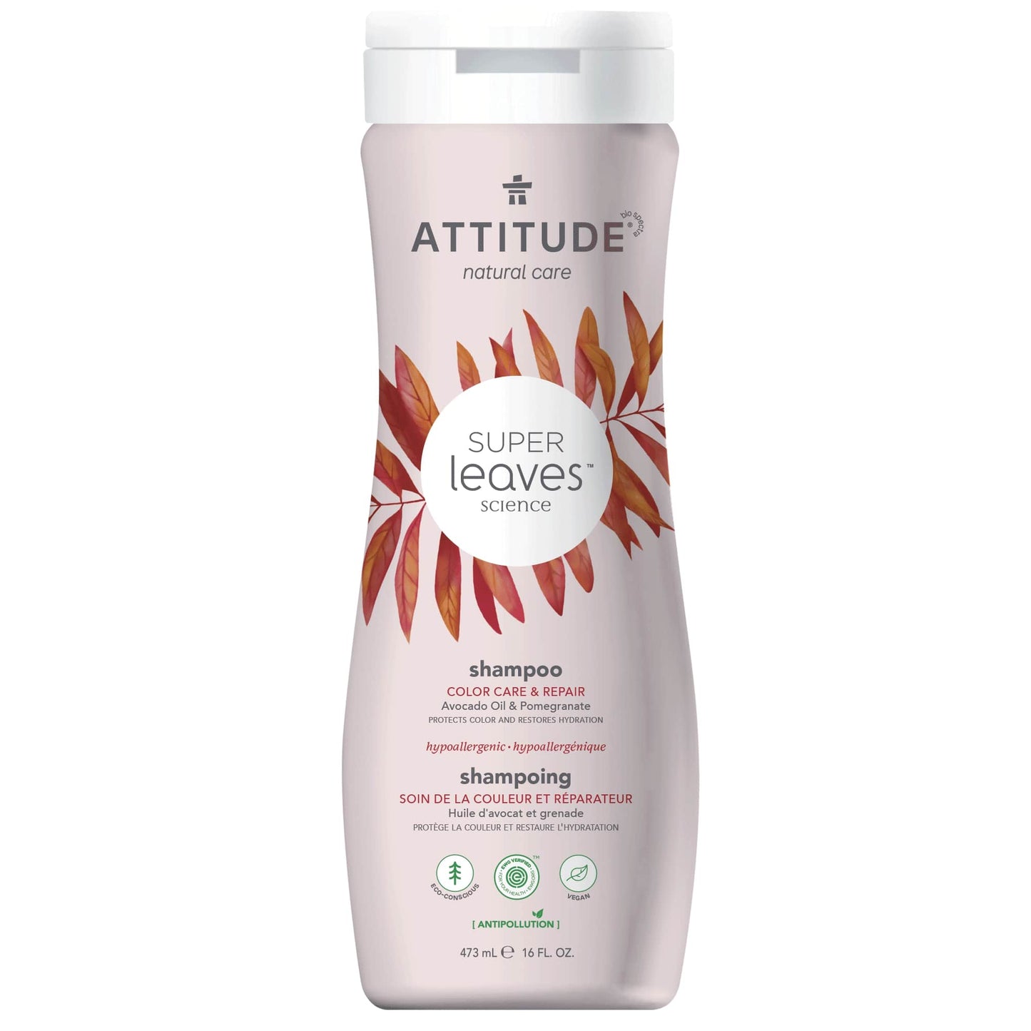 ATTITUDE Super Leaves Shampoo Color Protection Protects and adds radiance 11094_en?_main? 473 mL