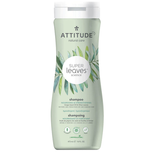 ATTITUDE Super Leaves Shampoo Nourishing & Strengthening : Super leaves™ : Restores and strengthens dry and damaged hair 11093_en?_main? 473 mL