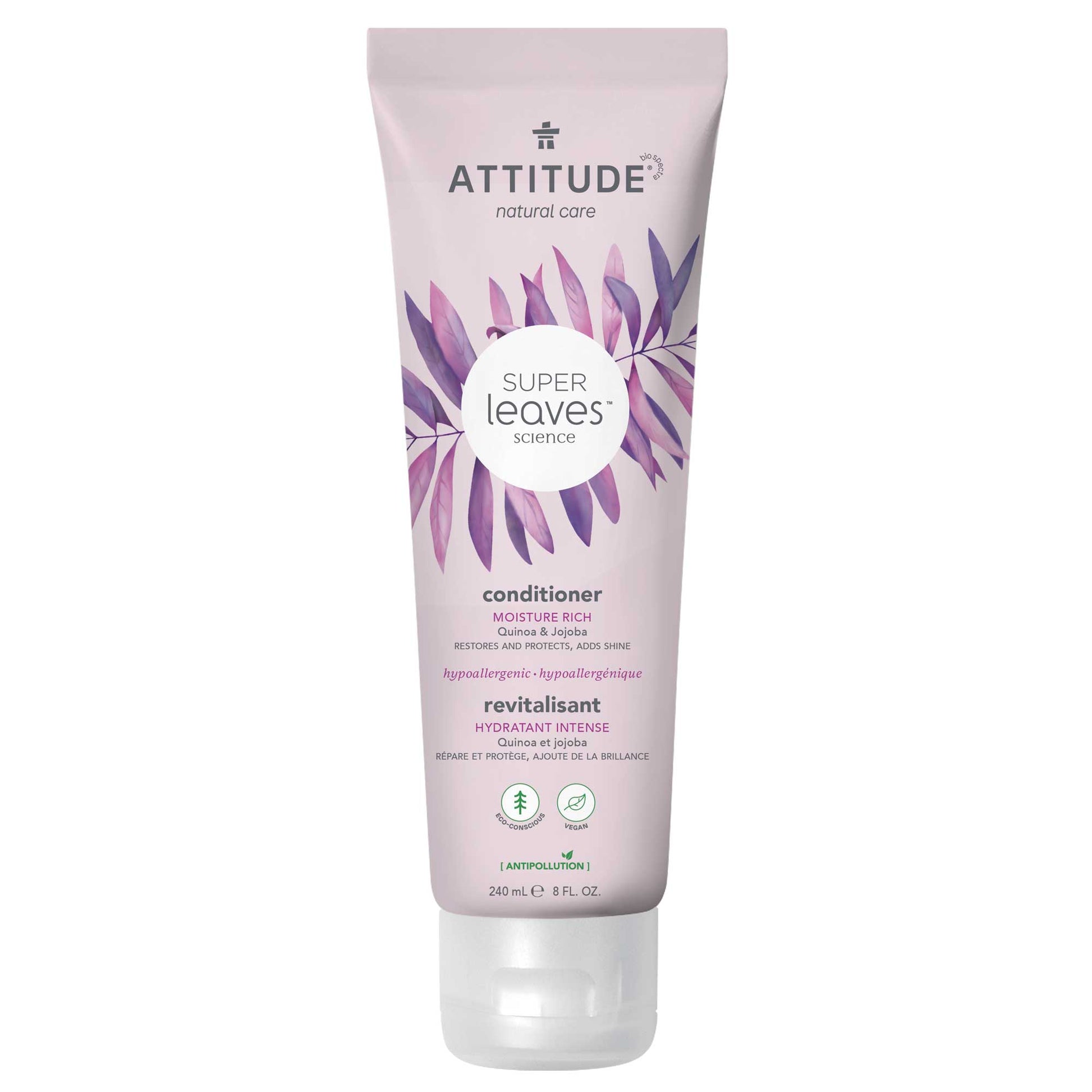 ATTITUDE Super Leaves Conditioner Moisture Rich Restores and protects 11107_en?_main? 240 mL