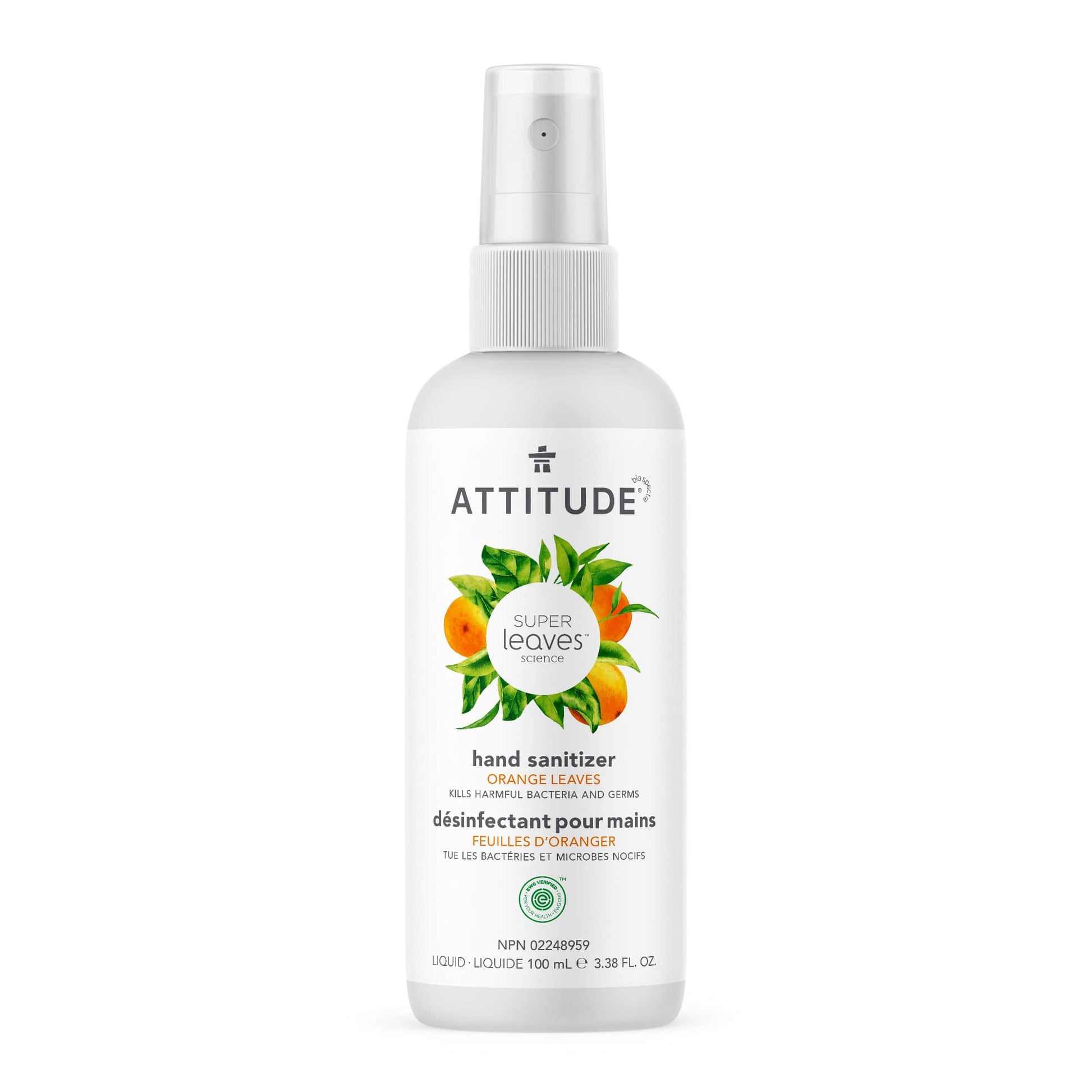 ATTITUDE Super leaves Hand Sanitizer Orange Leaves_en?_main? Orange Leaves - 100 mL