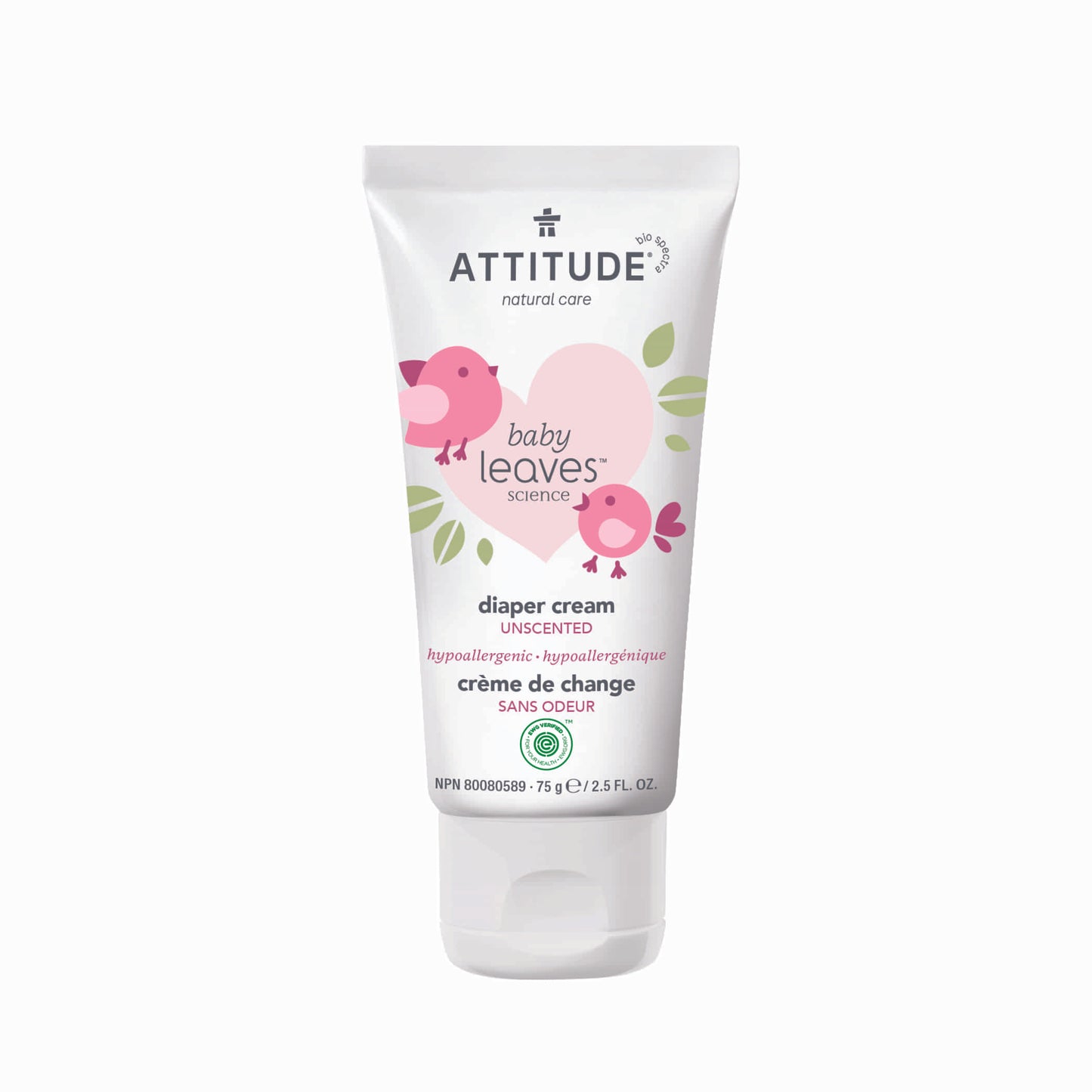 ATTITUDE baby leaves™ Natural Baby Diaper Cream Fragrance-free 16711_en?_main?