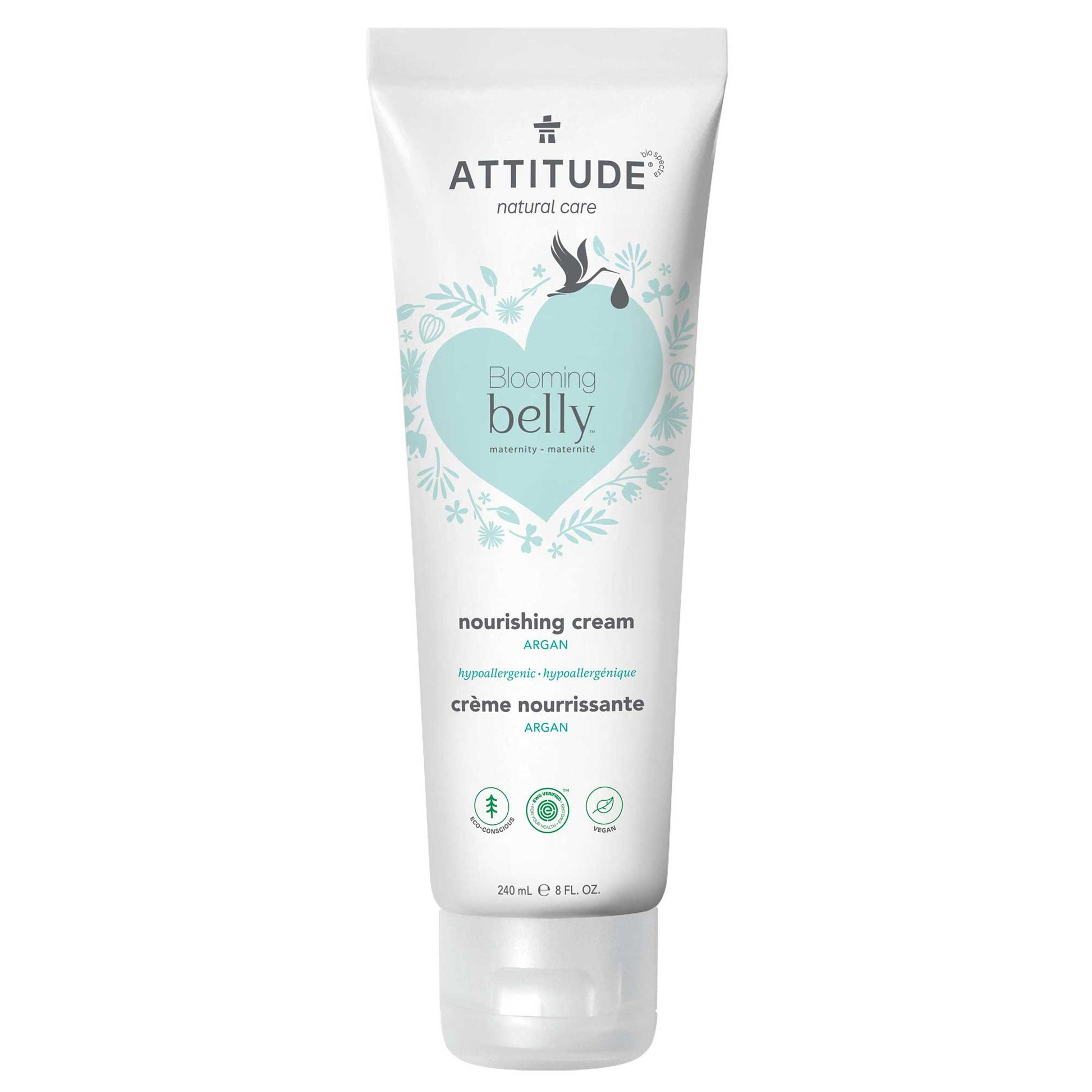 ATTITUDE Blooming belly™ Pregnancy Safe Body Cream Argan 18120_en?_main? 240 mL