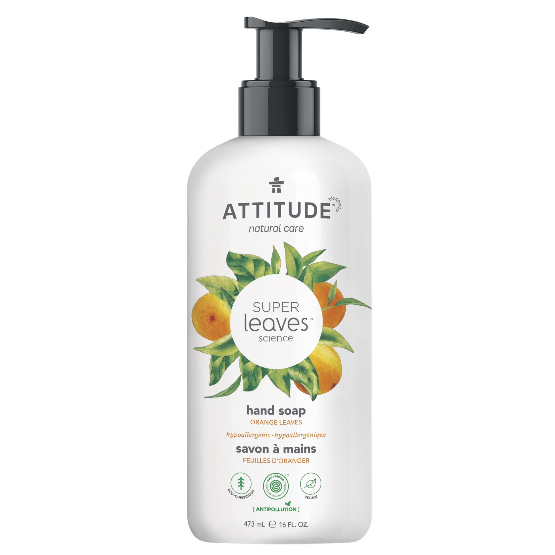 ATTITUDE hand soap Orange Leaves 14098_en?_main? 473 mL