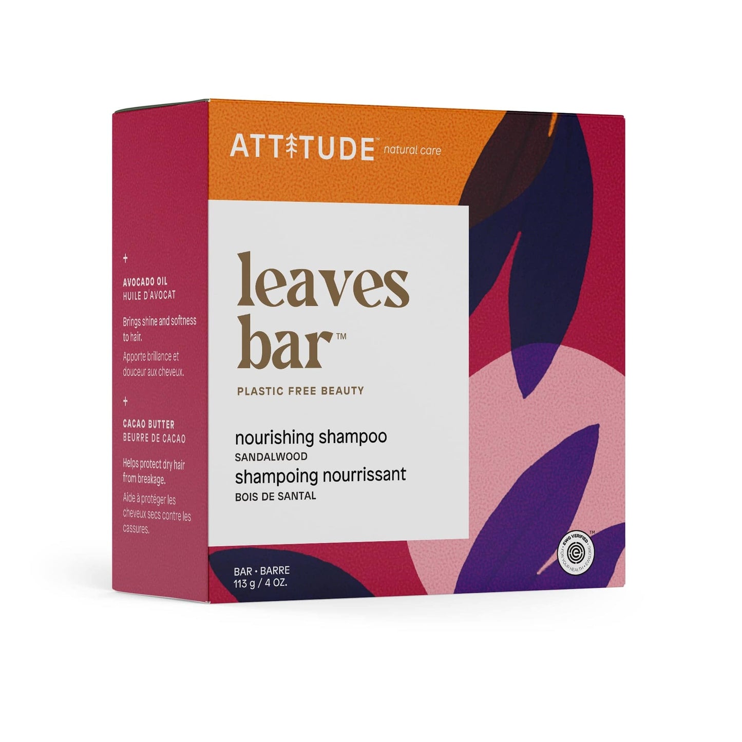 ATTITUDE leaves bar Nourishing Shampoo bar Sandalwood 17131_en?_main?