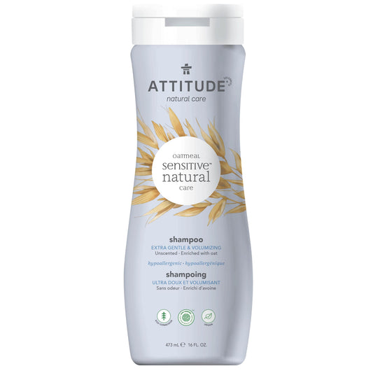 ATTITUDE Sensitive skin Extra Gentle & Volumizing Shampoo Fragrance-free 60101_en?_main? 473 mL