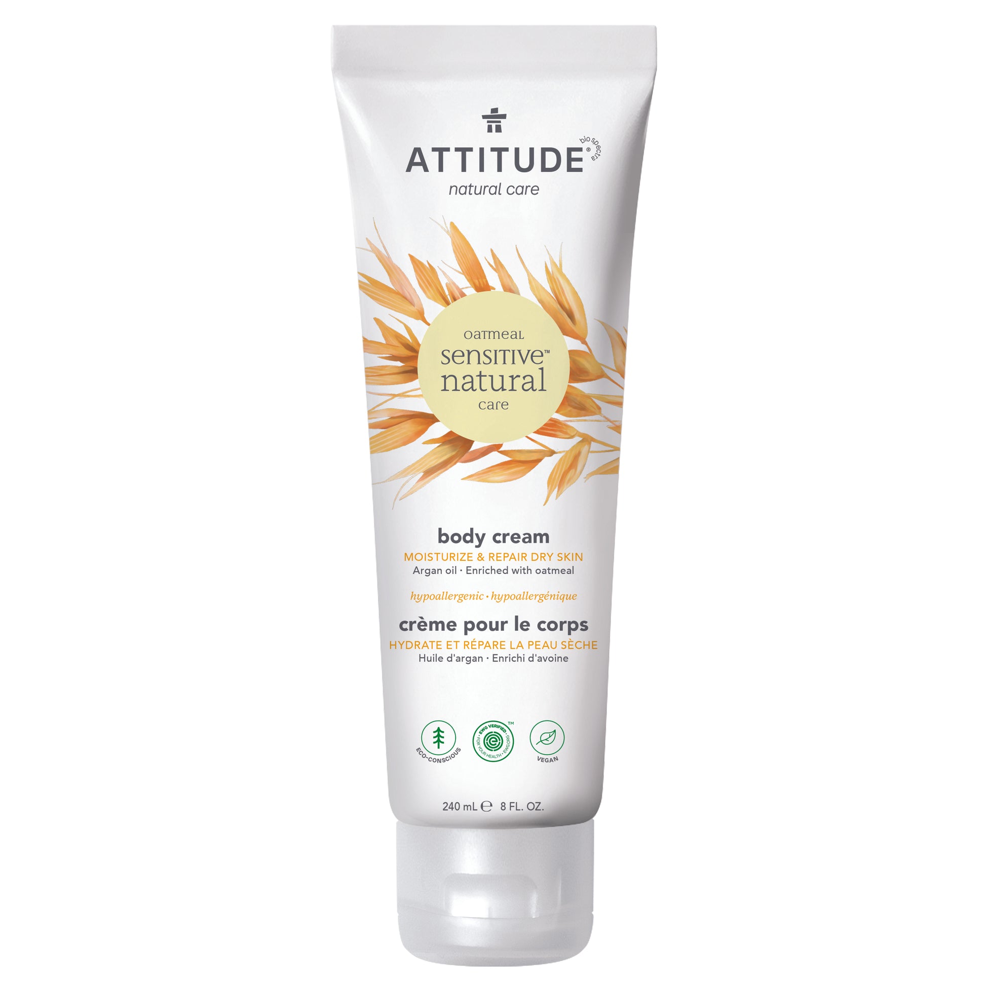 ATTITUDE Sensitive skin Moisturize & Repair Dry Skin Body Cream Argan oil _en?_main?