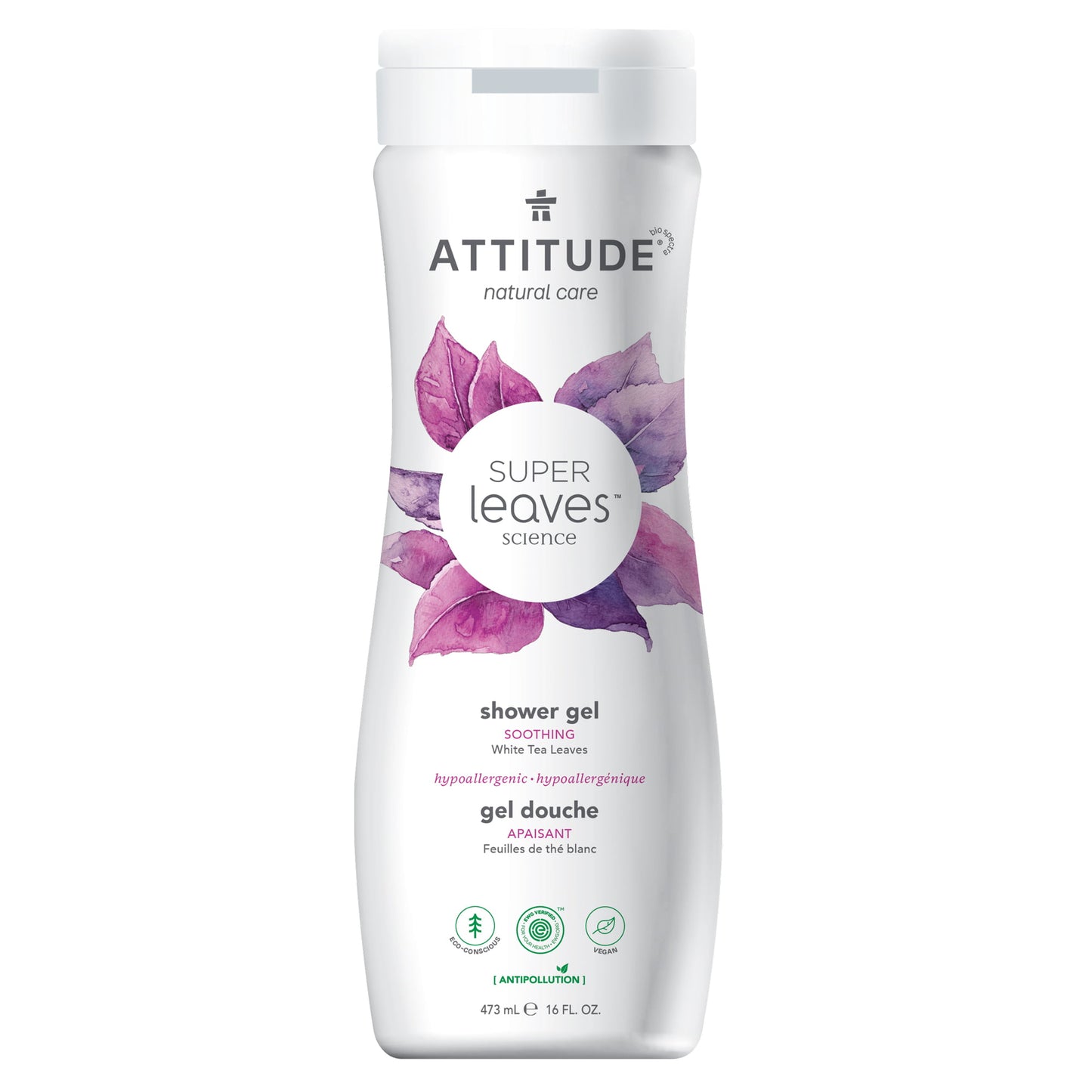 ATTITUDE Super leaves™ Shower Gel Soothing White Tea Leaves 473 mL _en?_main? White Tea Leaves