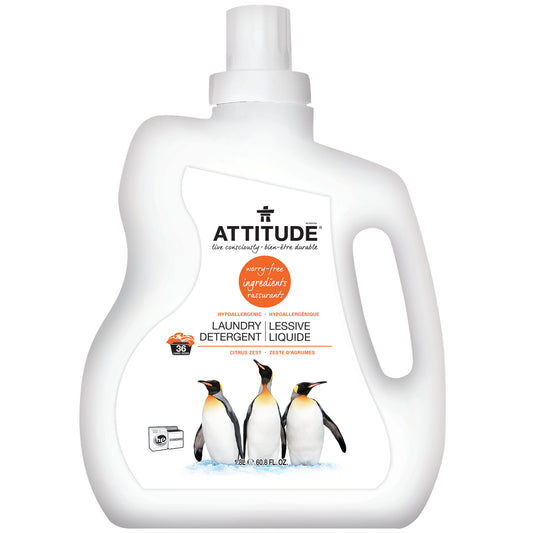 ATTITUDE Natural Laundry Detergent, Nature+, fragrance Citrus Zest _en?_main? 12072