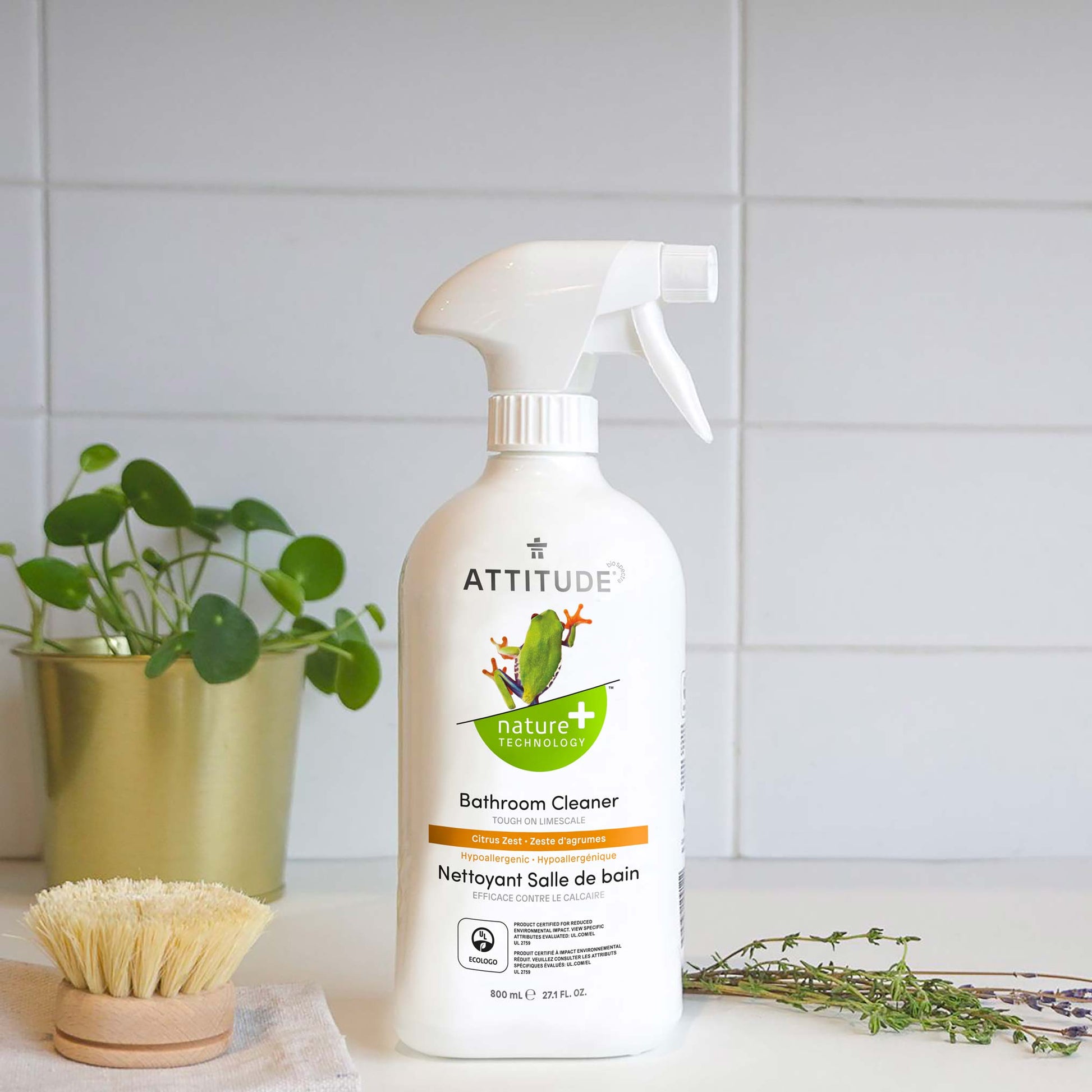 ATTITUDE Nature+ Technology Bathroom Cleaner - Citrus Zest 10480_en?_hover? Citrus Zest / Bottle 800 mL